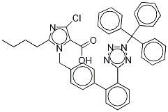 N-Trityl Losartan-d3 Carboxylic Acid Struktur