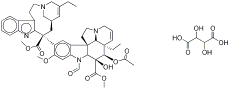 3',4'-Anhydro Vincristine Ditartrate Struktur