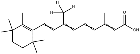 4,4-DiMethyl Retinoic Acid-d3 Struktur