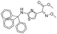 (Z)-2-(2-TritylaMinothiazol-4-yl)-2-MethoxyiMinoacetic Acid Methyl Ester Struktur