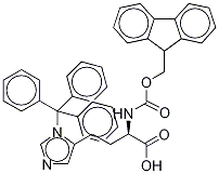 N-FMoc-1-trityl L-HoMohistidine Struktur