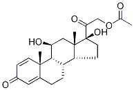 Prednisolone-d8 Acetate Struktur