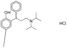 rac Tolterodine-d6 Hydrochloride Struktur