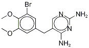 4-DesMethoxy-4-broMo TriMethopriM-d3 Struktur