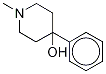 1-Methyl-4-phenyl-4-piperidinol-d5 Struktur