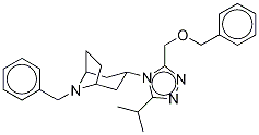 N,O-Dibenzyl Des[1-(4,4-difluorocyclohexanecarboxaMido)-1-phenylpropyl]-3-hydroxyMethyl Maraviroc Struktur