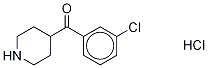 4-(3-Chlorobenzoyl)piperidine Hydrochloride Struktur