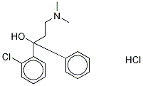 Clofedanol-d5 Hydrochloride Struktur