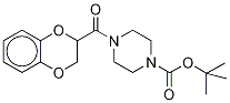 4-Boc-1-(1,4-benzodioxan-2-ylcarbonyl)piperazine-d8 Struktur