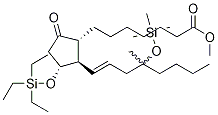 11-O-Triethylsilyl-16-O-trimethylsilyl (8R,11R,12R,16RS)-Misoprostol-d5 Struktur