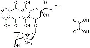 14-Hydroxy Carminomycin Oxalate Struktur