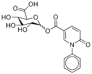 1-O-(5-Carboxy-N-phenyl-2-1H-pyridone)-D-glucuronic Acid (1:3 α:β mixture) Struktur