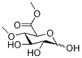 Methyl 4-O-Methyl-D-glucuronate Struktur