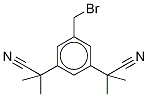 α,α,α’,α’-(Tetramethyl-d12)-5-bromomethyl-1,3-benzenediacetonitrile Struktur