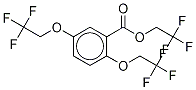 2,2,2-Trifluoroethyl 2,5-Bis(2,2,2-trifluoroethoxy)benzoate-d3 Struktur