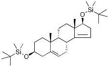 3,17-Bis-O-(tert-Butyldimethylsilyl) 5,14-Androstadiene-3β,17β-diol Struktur