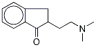 2-[2-(DiMethylaMino)ethyl]-1-indanone-d6 Struktur