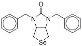 cis-N,N-Dibenzyl-tetrahydro-selenolo[3,4-d]iMidazol-2(3H)-one Struktur