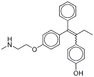 N-DesMethyl-4'-hydroxy TaMoxifen-d3 
(E/Z Mixture) Struktur