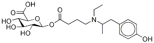 O-DesMethyl Mebeverine Acid Acyl-β-D-Glucuronide Struktur