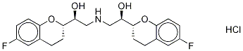 (+)-Nebivolol-d4 Hydrochloride Struktur