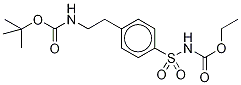 Ethyl 4-(2-N-Boc-2-aMinoethyl)benzenesulfonaMide CarbaMate Struktur