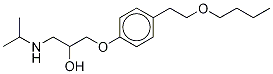 O-Des(cyclopropylMethyl)-O-butyl Betaxolol Hydrochloride Struktur