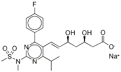 ROSUVASTATIN-D6, SODIUM SALT Struktur