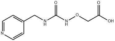 2-((3-(Pyridin-4-ylmethyl)ureido)oxy)acetic acid Struktur