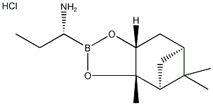 (R)-BoroAbu-(+)-Pinanediol-HCl Struktur