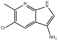 3-AMINO-5-CHLORO-6-METHYL-7-AZAINDOLE Struktur