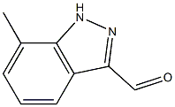 7-Methyl-1H-indazole-3-carbaldehyde Struktur