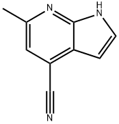 1H-Pyrrolo[2,3-b]pyridine-4-carbonitrile,  6-methyl- Struktur