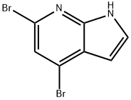 4,6-DIBROMO-7-AZAINDOLE Struktur