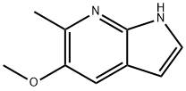 5-METHOXY-6-METHYL-7-AZAINDOLE Struktur