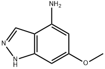 4-AMINO-6-METHOXY 1H-INDAZOLE Struktur