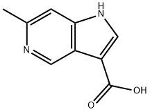 6-METHYL-5-AZAINDOLE-3-CARBOXYLIC ACID Struktur