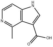 4-METHYL-5-AZAINDOLE-3-CARBOXYLIC ACID Struktur