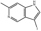 3-IODO-6-METHYL-5-AZAINDOLE Struktur