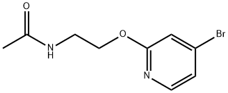 N-(2-(4-broMopyridin-2-yloxy)ethyl)acetaMide Struktur