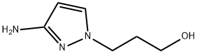 3-(3-AMino-1H-pyrazol-1-yl)propan-1-ol Struktur