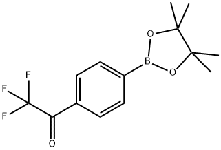 2,2,2-Trifluoroacetophenone-4-boronic acid pinacol ester Struktur