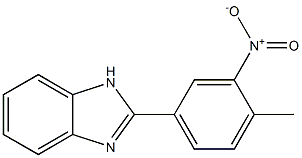 2-(4-Methyl-3-nitrophenyl)-1H-benzo[d]iMidazole Struktur