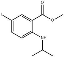 Methyl 5-iodo-2-(isopropylaMino)benzoate Struktur