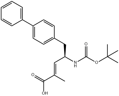 (R,E)-5-([1,1'-ビフェニル]-4-イル)-4-((TERT-ブチルトキシカルボニル)アミノ)-2-メチルペント-2-エン酸