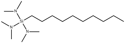 n-DECYLTRIS(DIMETHYLAMINO)SILANE Struktur