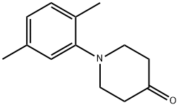 1-(2,5-dimethylphenyl)piperidin-4-one Struktur