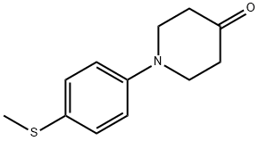 1-[4-(methylthio)phenyl]piperidin-4-one Struktur