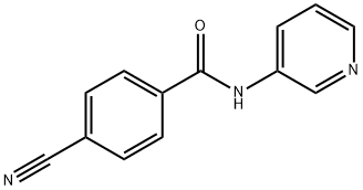 4-cyano-N-pyridin-3-ylbenzamide Struktur