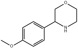 3-(4-Methoxyphenyl)Morpholine Struktur